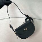 Prada Arqu?? leather shoulder bag with flap - Image 9