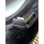 Re-Nylon and brushed leather mini-bag - Image 10