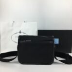 Re-Nylon and Saffiano leather shoulder bag - Image 7