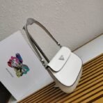 Prada Cleo brushed leather shoulder bag with flap - Image 7