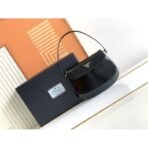 Prada Cleo brushed leather shoulder bag with flap - Image 9