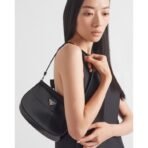 Prada Cleo brushed leather shoulder bag with flap - Image 11