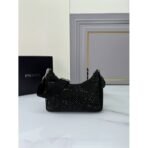 Prada Re-Edition 2005 satin bag with crystals - Image 8