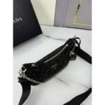 Prada Re-Edition 2005 satin bag with crystals - Image 3