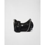 Prada Re-Edition 2005 satin bag with crystals