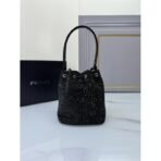 Satin mini-bag with crystals - Image 9