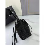 Satin mini-bag with crystals - Image 7