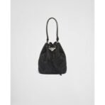 Satin mini-bag with crystals