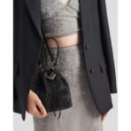 Satin mini-bag with crystals - Image 11