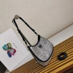 Prada Cleo satin bag with crystals - Image 8