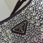 Prada Cleo satin bag with crystals - Image 4