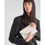 Saffiano leather shoulder bag - Image 11