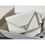 Saffiano leather shoulder bag - Image 9