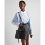 Prada Buckle medium leather handbag with belt - Image 11