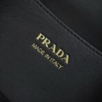 Prada Buckle medium leather handbag with belt - Image 10