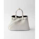 Prada Buckle medium leather handbag with belt
