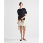 Prada Buckle medium leather handbag with belt - Image 11