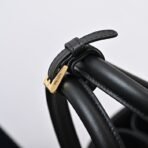 Prada Buckle large leather handbag with belt - Image 4