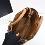 Prada Buckle large leather handbag with belt - Image 5