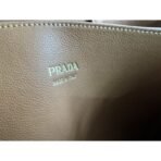Prada Buckle medium leather handbag with double belt - Image 10