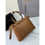 Prada Buckle medium leather handbag with double belt - Image 5