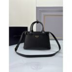 Prada Buckle small leather handbag with double belt - Image 9