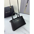 Prada Buckle small leather handbag with double belt - Image 6