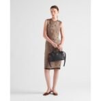 Prada Buckle small leather handbag with double belt - Image 12