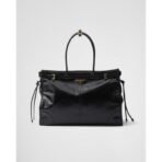 Large leather handbag