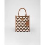 Prada Symbole embroidered fabric mini bag