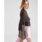 Prada Symbole embroidered fabric mini bag - Image 11