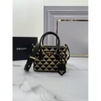 Prada Symbole embroidered fabric mini bag - Image 8