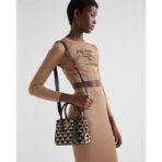 Prada Symbole embroidered fabric mini bag - Image 12