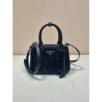 Prada Galleria satin mini-bag with crystals - Image 9