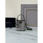 Prada Panier satin bag with crystals - Image 9