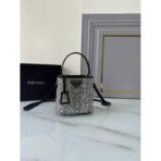 Prada Panier satin bag with crystals - Image 7