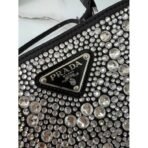 Prada Panier satin bag with crystals - Image 4