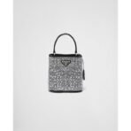 Prada Panier satin bag with crystals