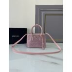 Prada Galleria satin mini-bag with crystals - Image 9