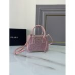 Prada Galleria satin mini-bag with crystals - Image 7