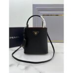 Medium Saffiano Leather Prada Panier Bag - Image 9