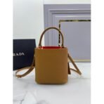 Small Saffiano Leather Prada Panier Bag - Image 7