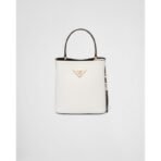 Small Saffiano Leather Prada Panier Bag