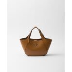 Prada medium leather tote bag