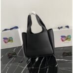 Medium leather tote - Image 4