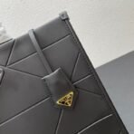 Large leather Prada Symbole bag with topstitching - Image 7