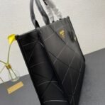 Large leather Prada Symbole bag with topstitching - Image 6