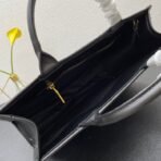 Large leather Prada Symbole bag with topstitching - Image 3