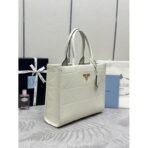 Medium leather Prada Symbole bag with topstitching - Image 8