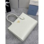 Medium leather Prada Symbole bag with topstitching - Image 7